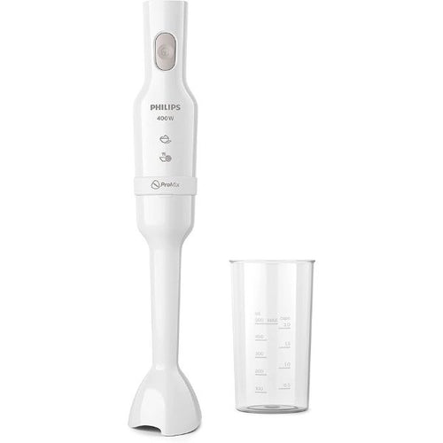 Philips ProMix Hand Blender 3000 Series 400W Anti Splash Compact White Design